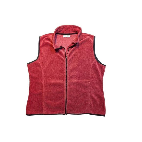 North Style soft full zip fleece vest xl - Picture 1 of 2